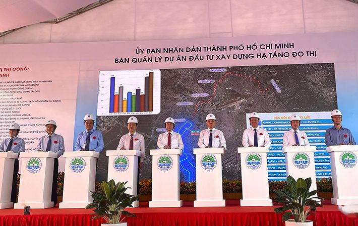 Khởi công dự án xây dựng hạ tầng và cải tạo môi trường kênh Tham Lương - Bến Cát - Rạch Nước Lên