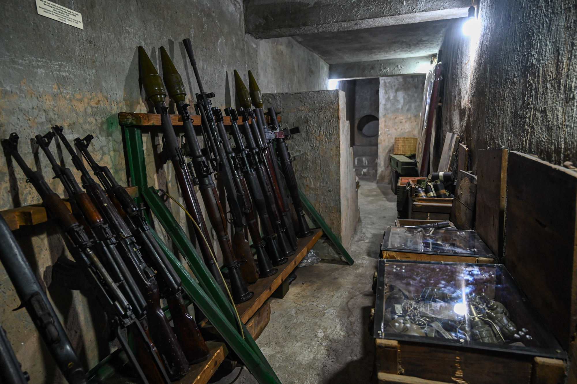 Hầm bí mật chứa vũ khí ở Tp. Hồ Chí Minh